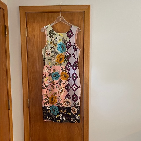 Maeve Floral Patterned Midi Dress - Multicolor - Picture 1 of 3